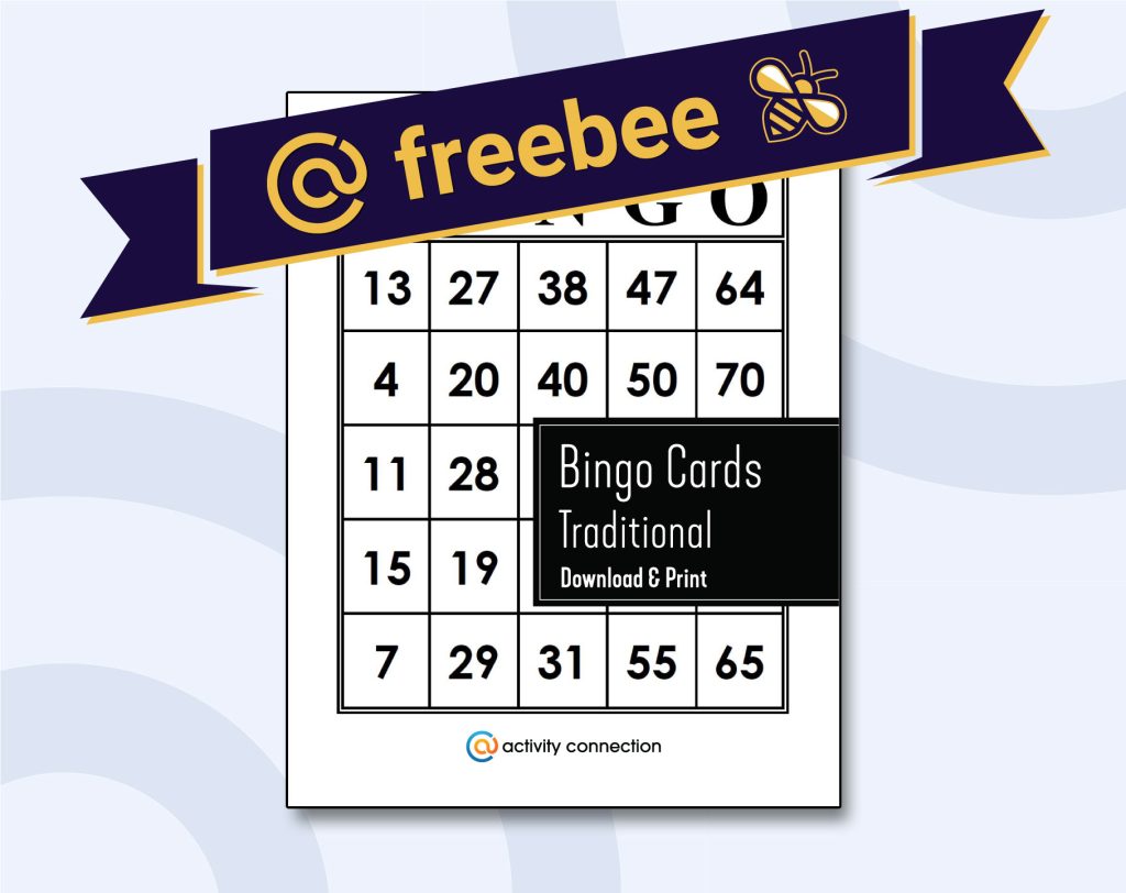 Free Printable Bingo CardsTraditional Design